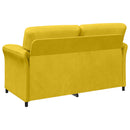 2-personers sofa Gul 158 x 83 x 95 cm Fløjl