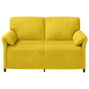 2-personers sofa Gul 158 x 83 x 95 cm Fløjl