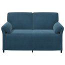 2-personers sofa Blå 158 x 83 x 95 cm Fløjl