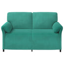 2-personers sofa Turkis 158 x 83 x 95 cm Fløjl