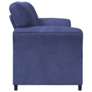 2-personers sofa Politi blå 158 x 83 x 95 cm Fløjl