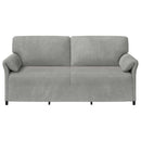 3-personers sofa Lysegrå 198 x 83 x 95 cm Fløjl