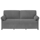 3-personers sofa Mørkegrå 198 x 83 x 95 cm Fløjl