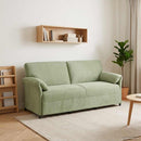 3-personers sofa Lys grøn 198 x 83 x 95 cm Fløjl
