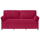 3-personers sofa Vinrød 198 x 83 x 95 cm Fløjl