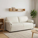 3-personers sofa Cremefarvet 198 x 83 x 95 cm Fløjl