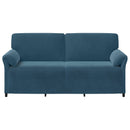 3-personers sofa Blå 198 x 83 x 95 cm Fløjl