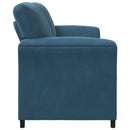 3-personers sofa Blå 198 x 83 x 95 cm Fløjl