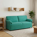 3-personers sofa Turkis 198 x 83 x 95 cm Fløjl