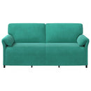 3-personers sofa Turkis 198 x 83 x 95 cm Fløjl