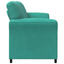 3-personers sofa Turkis 198 x 83 x 95 cm Fløjl