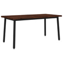 Dining table med live edge 160 x 70 x 75 cm Massivt Akacietræ