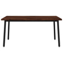 Dining table med live edge 160 x 70 x 75 cm Massivt Akacietræ