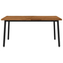 Dining table med live edge 160 x 70 x 75 cm Massivt Akacietræ