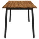 Dining table med live edge 160 x 70 x 75 cm Massivt Akacietræ
