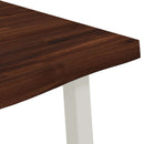 Dining table med live edge 160 x 80 x 75 cm Massivt Akacietræ