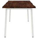 Dining table med live edge 160 x 80 x 75 cm Massivt Akacietræ
