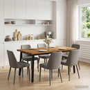 Dining table med live edge 160 x 70 x 75 cm Massivt Akacietræ