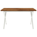 Dining table med live edge 140 x 70 x 75 cm Massivt Akacietræ