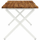 Dining table med live edge 140 x 80 x 75 cm Massivt Akacietræ