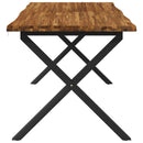 Dining table med live edge 160 x 80 x 75 cm Massivt Akacietræ