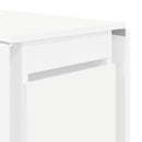 Spisebord 140 x 80 x 77 cm Konstrueret træ Hvid Rektangulær
