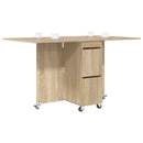 Spisebord 140 x 80 x 77 cm Konstrueret træ Sonoma-eg