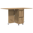 Spisebord 140 x 80 x 77 cm Konstrueret træ Artisan-eg