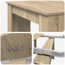 Spisebord 180 x 85 x 75 cm Konstrueret træ Sonoma-eg
