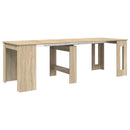 Spisebord 240 x 85 x 75 cm Konstrueret træ Sonoma-eg