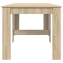 Spisebord 240 x 85 x 75 cm Konstrueret træ Sonoma-eg