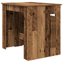 Spisebord 240 x 85 x 75 cm Konstrueret træ Gammelt træ