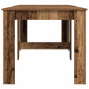 Spisebord 240 x 85 x 75 cm Konstrueret træ Gammelt træ