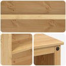 Køkkenvogn 2 pcs Honning Voks 112 x 77 x 91,5 cm Massiv fyr