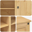 Køkkenvogn 2 pcs Honning Voks 112 x 70 x 91,5 cm Massiv fyr