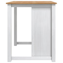 Køkkenvogn PANAMA 2 pcs Hvid og Honning Voks 112 x 77 x 90 cm