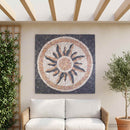 Mosaikfliser Solmønster Flerfarvet 120 x 120 cm Marmor