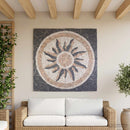 Mosaikfliser Solmønster Flerfarvet 120 x 120 cm Marmor