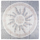 Mosaikfliser Solmønster Flerfarvet 120 x 120 cm Marmor