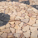 Mosaic Fliser Solsikke Mønster Flerfarvet 120 x 120 cm Marmor