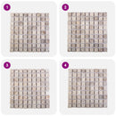 Mosaik Fliser Cremefarvet 30 x 30 cm Marmor