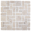 Mosaik Fliser Cremefarvet 30 x 30 cm Marmor