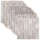 Mosaik Fliser Cremefarvet 30 x 30 cm Marmor