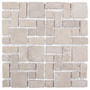 Mosaik Fliser Cremefarvet 30 x 30 cm Marmor