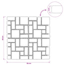 Mosaik Fliser Cremefarvet 30 x 30 cm Marmor