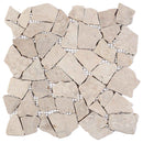 Mosaik Fliser Cremefarvet 30 x 30 cm Marmor
