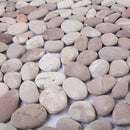 Pebble Fliser Beige og lys rosa 30 x 30 cm Flod Pebble