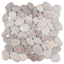 Pebble Fliser Beige og lys rosa 30 x 30 cm Flod Pebble