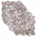 Pebble Fliser Beige og lys rosa 30 x 30 cm Flod Pebble