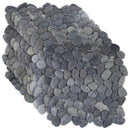 Pebble Fliser Grå 30 x 30 cm Flod Pebble